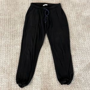 Marine Layer Dark Gray Drawstring Jogger Lounge Pants